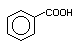 struktura kyseliny benzoové