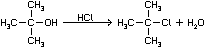 syntéza terc-butylchloridu